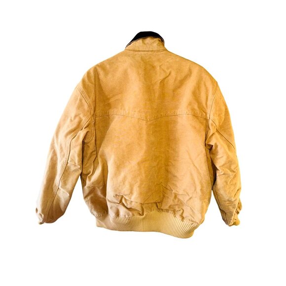 Carhartt Chore Coat Barn Jacket XL Tan Cotton Duck Quilted Linin Corduroy Collar - Picture 2 of 13